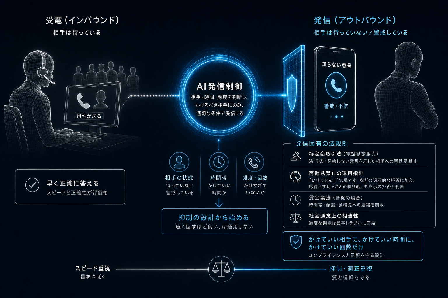 2. なぜ発信は反転するのか ー 待っていない相手と、発信固有の法規制