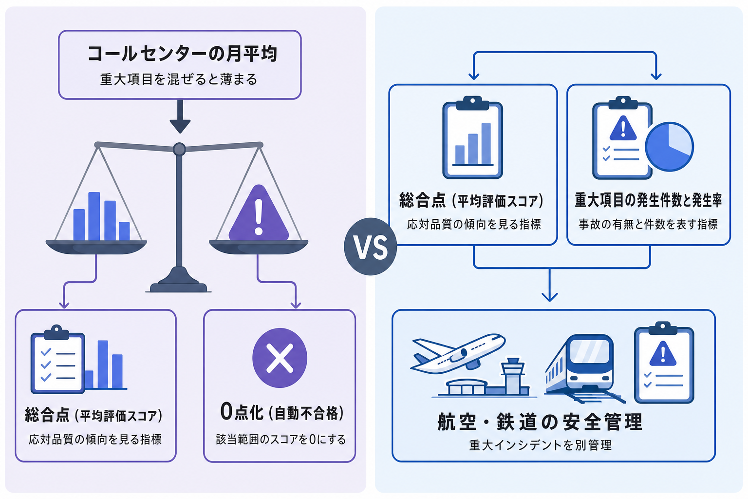 2. 総合点と重大項目を分ける