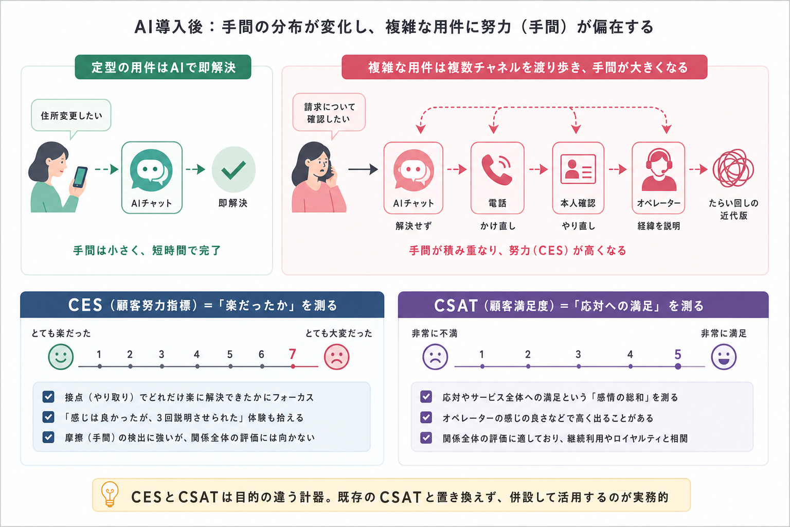 1. なぜ今CESなのか ー 手間はAI導入後に偏在する